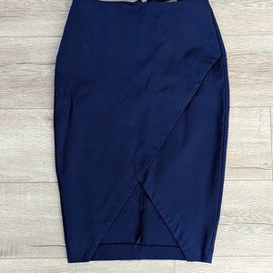 Express Blue Tulip Envelope Skirt Size 2
